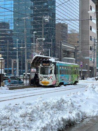 「ある雪の日の市電」 