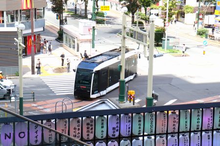 「街中の景色も楽しめるポラリスが行くよ！」 